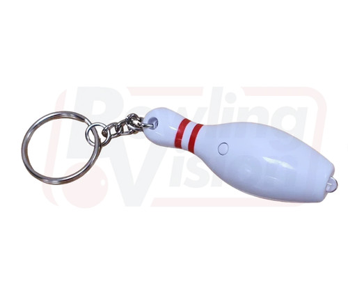 Bowling pin key chain light - pin,