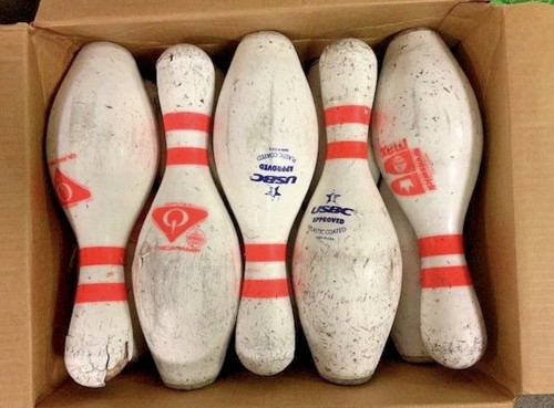 Used case bowling - case, pins