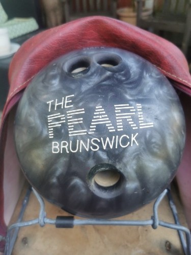 Vintage brunswick bowling ball - vintage,